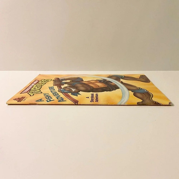 Vintage 1990 TMNT A Fishy Adventure Teenage Mutant Ninja Turtles Storybook - Picture 9 of 14